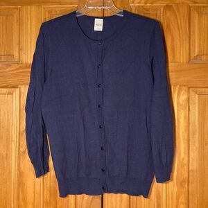 NWOT Vintage Blair Lightweight Sweater Cardigan Size L
